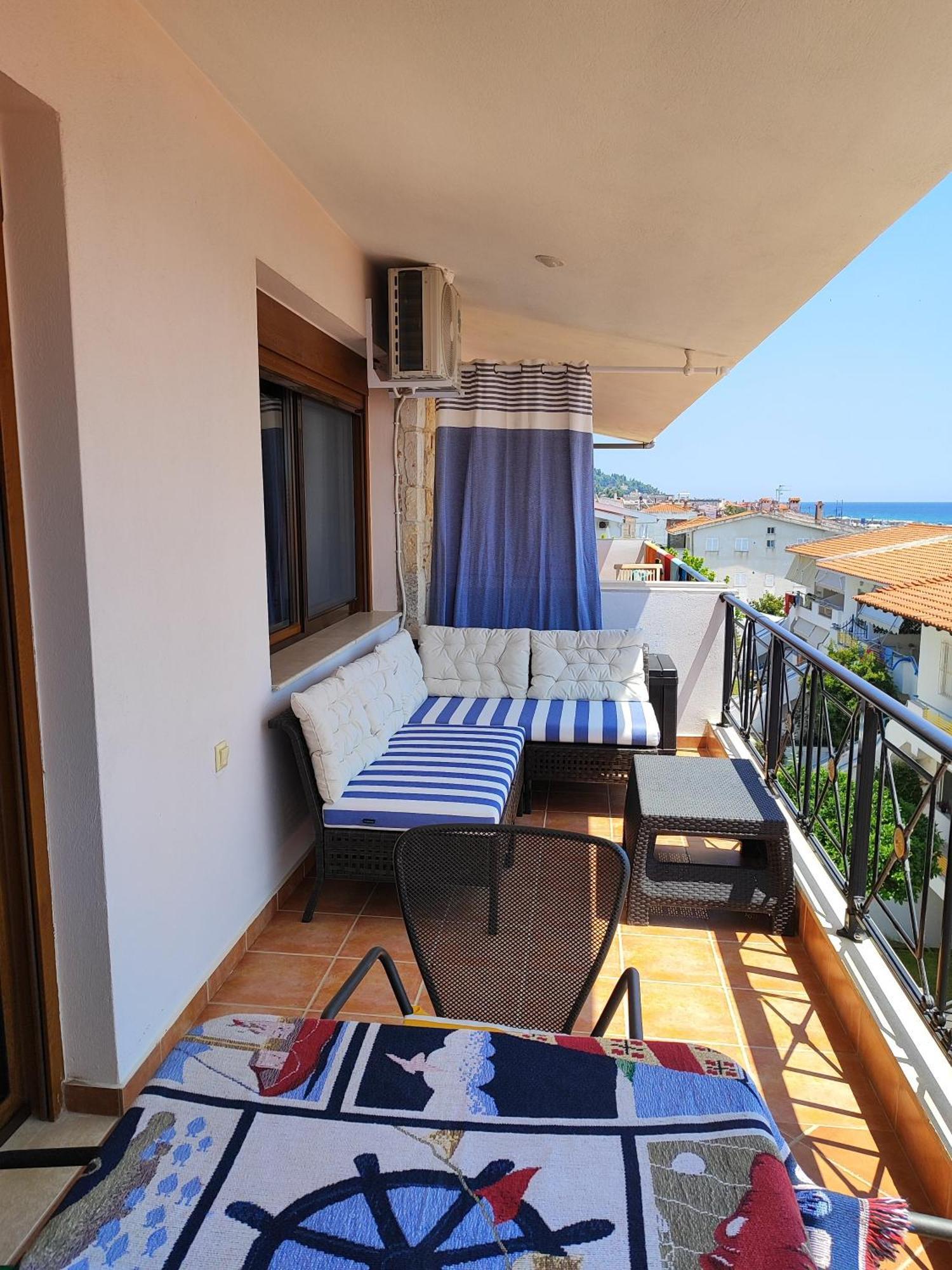 Apartament Navy Blue Nea Skioni Zewnętrze zdjęcie