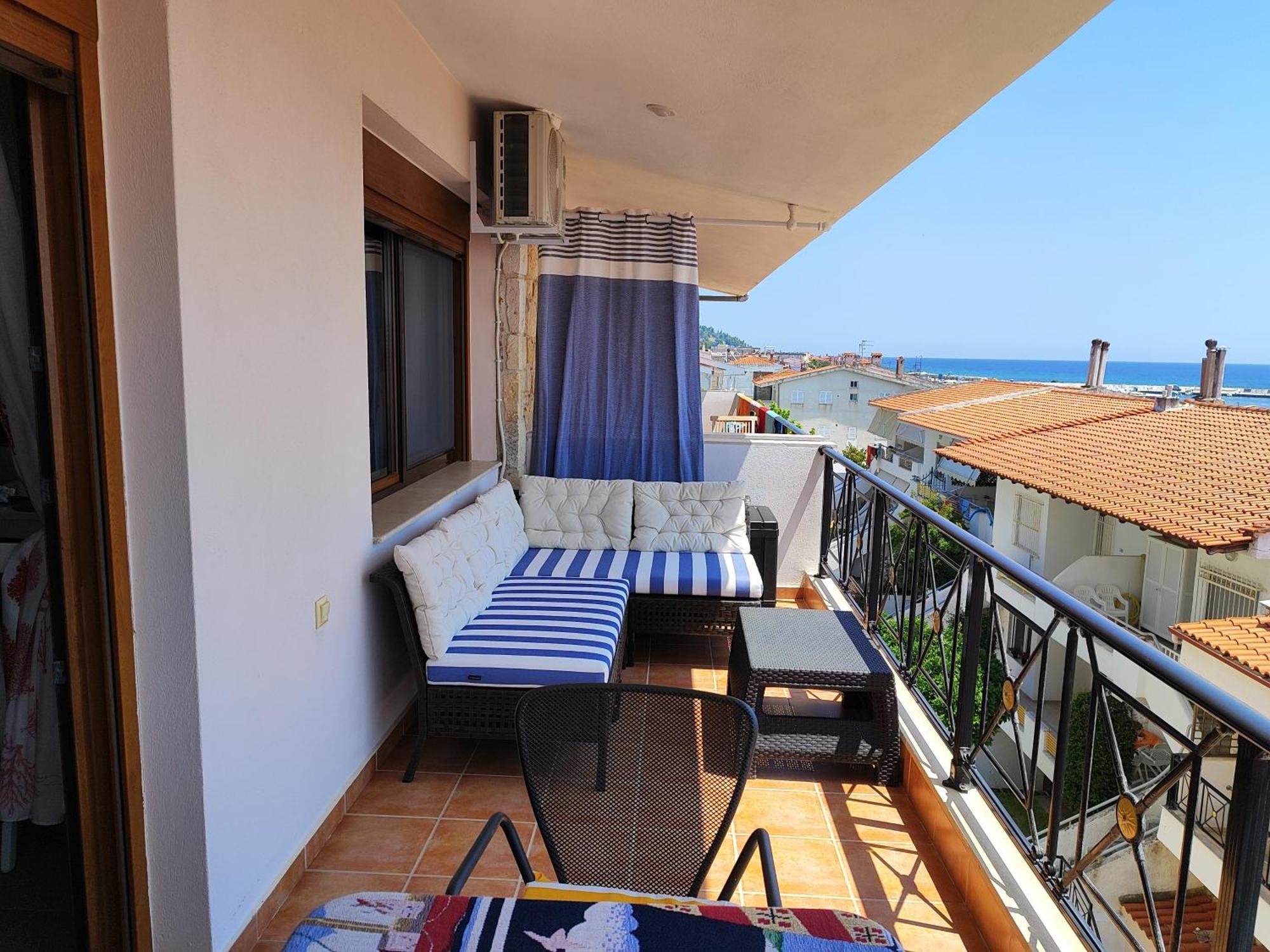 Apartament Navy Blue Nea Skioni Zewnętrze zdjęcie